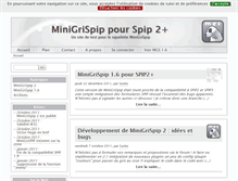 Tablet Screenshot of minigrispip.brubel.net